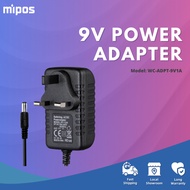 Power Adapter 9V1A Local Malaysia Three Pin Plug