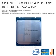 CPU Intel Xeon E5-2660 V2 10 Core/ 20 Thread 2.2-3.0 Ghz 25 MB L3 Cache 95 Watts TDP No Fan Socket LGA 2011 DDR3 (สินค้ามือสองสภาพดีมีการรับประกัน)