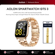 Aolon GTS 3 Smart Watch Amoled 41mm Bluetooth WA Call Custom Wallpaper Health Sleep Monitor Sports S