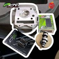 ฝาสูบ wave125 ขนาดวาล์ว28/24-30/26 พร้อมแคมแต่งช่างกอ168+สปริงวาล์วแต่งCK รุ่น เวฟ125คาบูและบังลม ส่