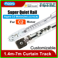 FGTRE Aqara รางผ้าม่านไฟฟ้าเงียบมากรางตั้งกล้องม่านอัตโนมัติสำหรับ Aqara NM C2 Zigbee 3.0มอเตอร์ระบบ