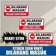 K3 SIGN STICKERS ARE PROHIBITED TO ENTER THE FIELD OF OFFICERS, EMPLOYEES, FOR THOSE WHO DON'T GIVE 