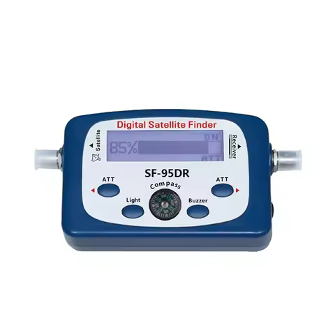 SF-95DR Digital Satellite Finder Satlink Tester Meter TV Signal Receiver Sat Decoder with Compass an