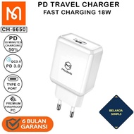 Mcdodo CH-665 Charger Adapter PPS PD Fast Charger Type C 18W Head Charge Casan Charging