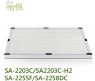 【怡悅】hepa濾網(兩片裝)適用尚朋堂sa-2203c sa-2255f sa-2258dc空氣清淨機(濾心送濾網 規格同sa-h360)