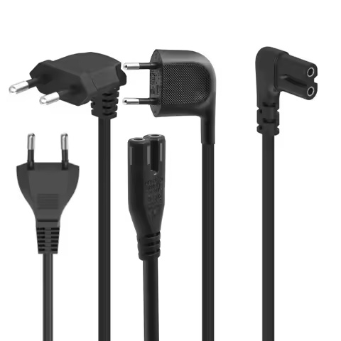 EU power cord for Samsung TV 90 degree Samsung Power cable with Angled EU AC power Plug cable for PS