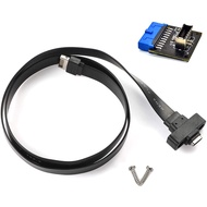 USB 3.1 Type C Front Panel Header Extension Cable 50 cm USB 3.1 Type E to USB 3.1 Type C CableGen 2