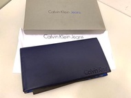 Calvin klein jeans sky blue long wallet ( brand new) Authentic