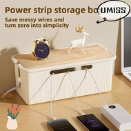 UMISTYDREAM9IQ0 Cable Storage Box, Cord Organizer Multi-Purpose Desktop Storage Box,  Plastic Power 