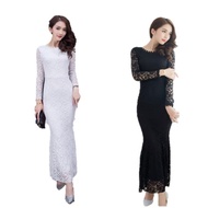 Woman Dress Long Sleeve Lace Dress Dinner Dress Dinner Dress Maxi Dress