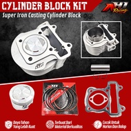 BORING BLOCK BLOK SEHER BORE UP AH1 BEAT SCOOPY SPACY KARBU 53 54.5 MM SUPER IRON CASTING BLOCK - CY