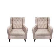 Chesterfield Wing Chairs sofa perabot murah (1 pcs RM299)