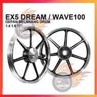 REMPIT Ex5 Dream 7 Batang Sport Rim ( 2 Colors ) Wave100