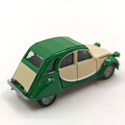 HERPA 1/87 Scale Citroen 2CV Plastic Car Model Static Collection Decorated Holiday Gifts Toys