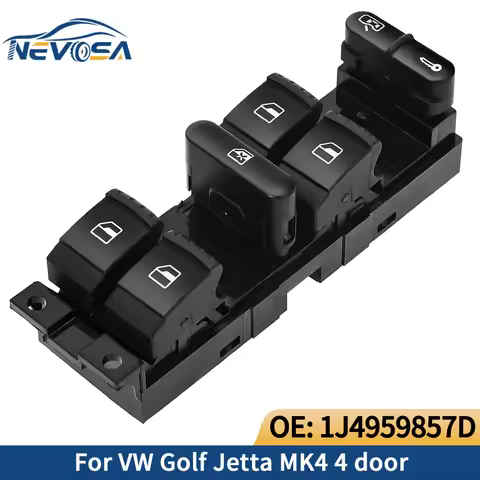 LHD For VW GTI Golf 4 Jetta MK4 1999 2000 2001 2002 2003 2004 Bora BEETLE Passat B5 Window Control S