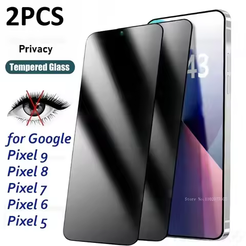 2Pcs Anti Spy Screen Protector for Google Pixel 9 Pro XL 9A 8A 7A Tempered Glass Film for Google Pix