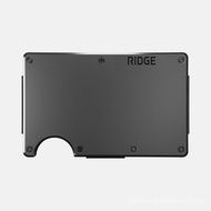 Ridge Wallet - Aluminum Gunmetal RFID-Blocking Slim Wallet for Everyday Use - Sleek and Functional D