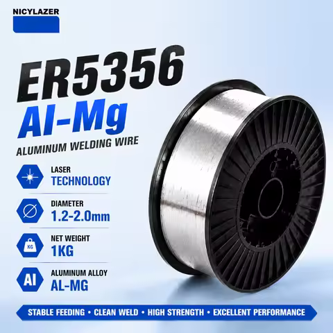 ER5356 Aluminum Laser Welding Wire 1KG Spool Aluminum Alloy Welding Filler Wire for Fiber Laser Weld