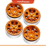 RCGOFOLLOW Aluminum Alloy 1.0 Inch Crawler Metal Wheel Rims With 7.5mm For 1/18 1/24 SCX24 Trx4m Fcx24 RC Car Part