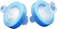 J.G. Finneran FPT0213PF PTFE Mini-Tip Syringe Filter, 13 mm Diameter, 0.2 µm Pore Size, Light Blue (Pack of 500)