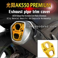 KYMCO AK550 Premium Exhaust Pipe Rear Trim Cover Motorcycle Accessory Compatible with AK 550 Models 