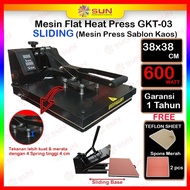 Mesin Press Sablon Kaos 38x38 DigitaKT-01 / GKT-02 / GKT-03 600 Watt untuk Kaos, Bag, Puzzle, Aluniu