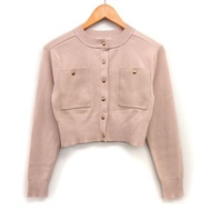 COCO DEAL Cardigan Sweater Knit Short Length beige Direct from Japan Secondhand
