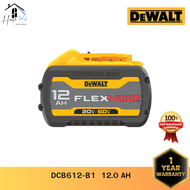 DEWALT แบตเตอรี่ Flexvolt 60/20 โวลต์ 12 Ah รุ่น DCB612-B1 ประกัน 1 ปี ของแท้ Dewalt