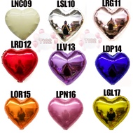 18Inci Foil Belon ( Hati/Love ) Berkilat