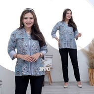 Promo Atasan Batik Wanita/baju Batik Wanita/blouse Batik/blouse/batik