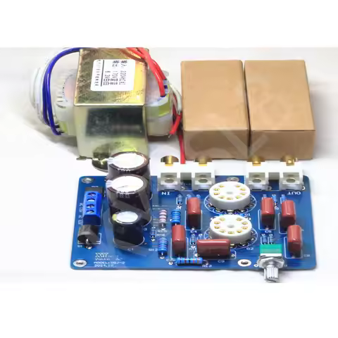 KYYSLB 110V 220V 6N3 6H3N Bile Preamp HIFI Tube Fever Bile Preamp Amplifier Preamplifier with Transf