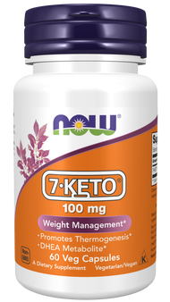 now Foods 7-KETO® 100 mg 60 Veg Capsules