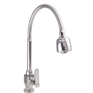 Vòi rửa chén lạnh cần lò xo Eurolife EL-RC01 (Trắng bạc)