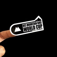 UCI Mountain Bike World Cup Sticker Bicycle Frame XC Front Fork Champion FOX Bicycle Sticker Reflect