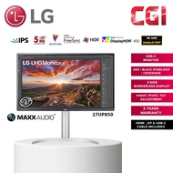 LG 27” 27UP850 5ms 60Hz IPS 4K UHD Vesa HDR400 AMD FreeSync USB-C Monitor 27UP850N