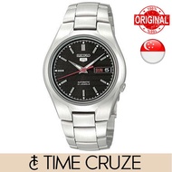 [Time Cruze] Seiko 5 SNK607  Automatic Stainless Steel Black Textured Dial Men Watch SNK607K SNK607K1