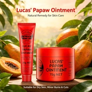 Lucas Papaw Ointment 25g & 75g | Multipurpose Paw Paw Cream, Soothes Chapped Lips, Burns & Irritated