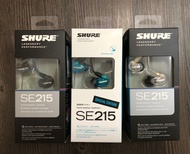 🏆官網認證紫鑽商戶🏆Shure/舒爾SE215 入耳式監聽耳機 動圈HiFi隔音掛耳運動耳塞