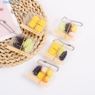 DARNELL Mini Fast Food Box Keychain, Simulation Mini Simulation Fast Food Box Keychain, Unique Food 