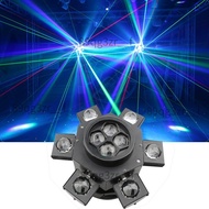 Remote Dj 6 Arm Beam Led Moving Head Light 4 Bee Led With R/G Laser RGBW 4 IN 1 Unlimited Rotate Lik