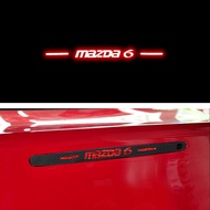 Carbon Fiber Car Mounted Brake Light Sticker for Mazda 6 Brake Stop Lamp Light Stickers Decal Accessories