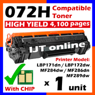 3x Compatible Black Toner Canon 072 Cartridge 072 072H BK Canon 072H LBP171dn LBP-171dn LBP 171dn LB