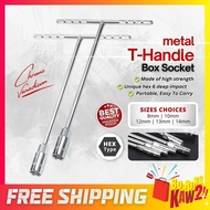 Metal T Handle Socket Wrench Socket Box 8mm 10mm 12mm 13mm 14mm Chrome Vanadium Car Repair CR-V Span