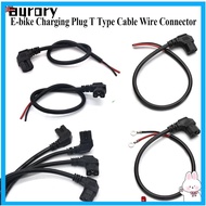 AURORY E-bike Charging Plug Cable Wire Connector 6 Styles High Quality T Type Cable