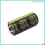 WU 63V 6800uF Aluminum Electrolytic Capacitor 25x50mm Low ESR Impedance 20% Tolerance Through Hole U