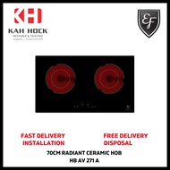 EF HB AV 271 A 70CM RADIANT CERAMIC HOB - 2 YEARS MANUFACTURER WARRANTY + FREE DELIVERY