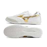 MIZUNO Mizuno MORELIA SALA INDOOR Football Boots White/Gold Men's Eu Size 39-45 With Box HI9I