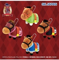 預訂 ✈️  飛機貨 9月 日版 SK Japan 10 x 12cm 毛公仔 馬服 可脱 球鏈 匙扣 Keychain 純種馬 日本 賽馬 賽馬娘 Plush Doll Horse Thorough