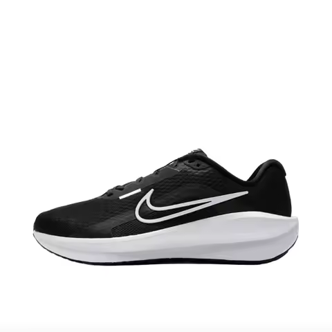 Nike DOWNSHIFTER 13 Men's Running Shoes, Breathable, Trendy, Daily Training Sneakers, Black and Whit