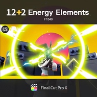 [Fcpx Elements] 12+2 Energy Elements for FCPX Plug-in Final Cut Pro Effect M1